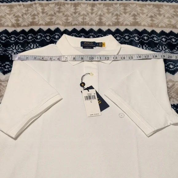 Ralph Lauren Classic Fit Polo Bear Mesh Polo Shirt 100% cotton.